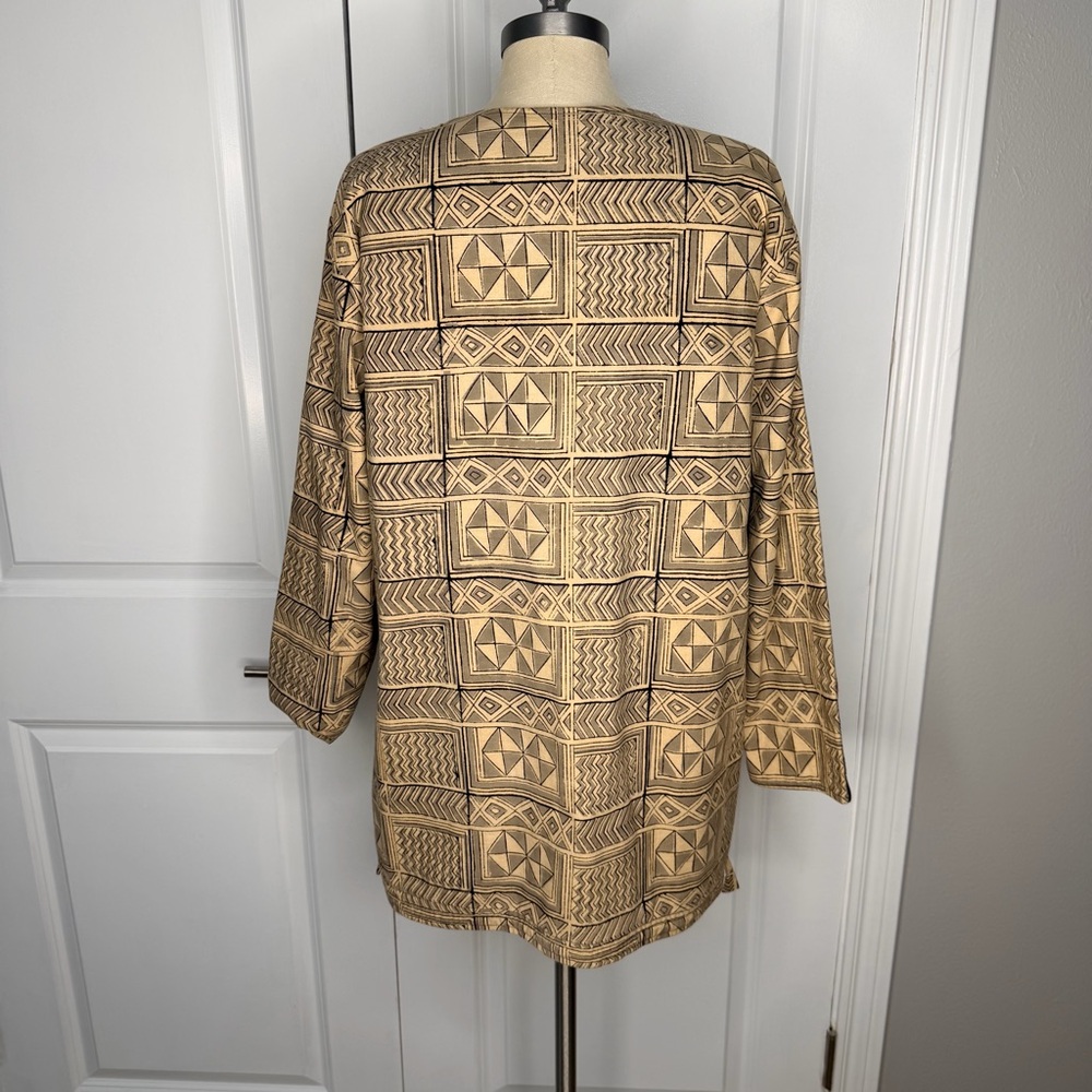 Boho Reversible Cotton Patchwork Jacket with Kant… - image 5